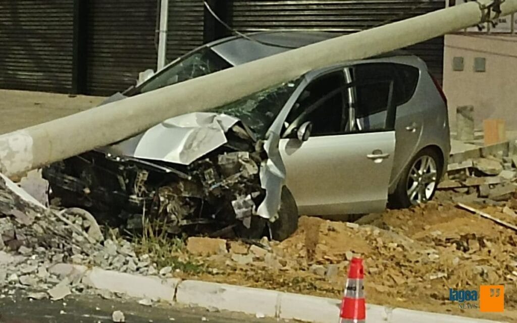 Mais um Acidente na Avenida Integração em Lagoa Santa
