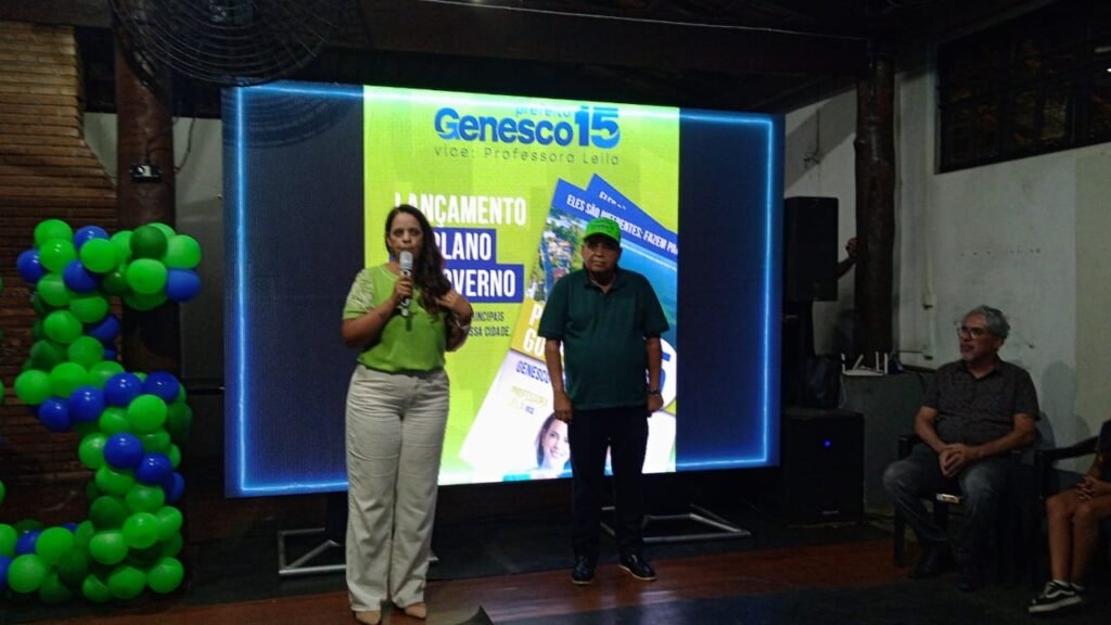 A candidata a vice fez um belo discurso e explicou as 15 principais ações.