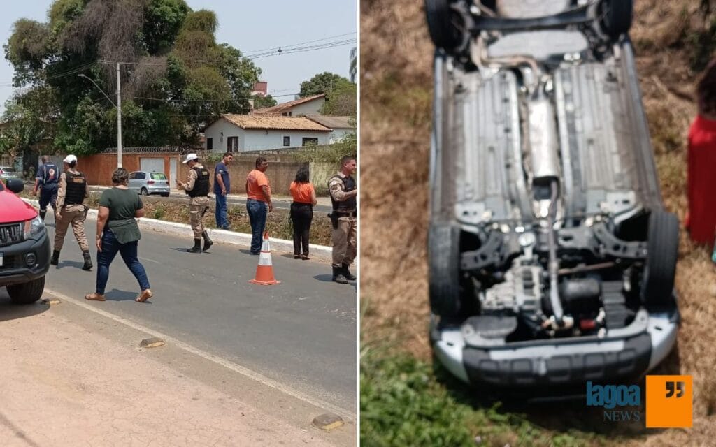 Mais um acidente de trânsito em Lagoa Santa