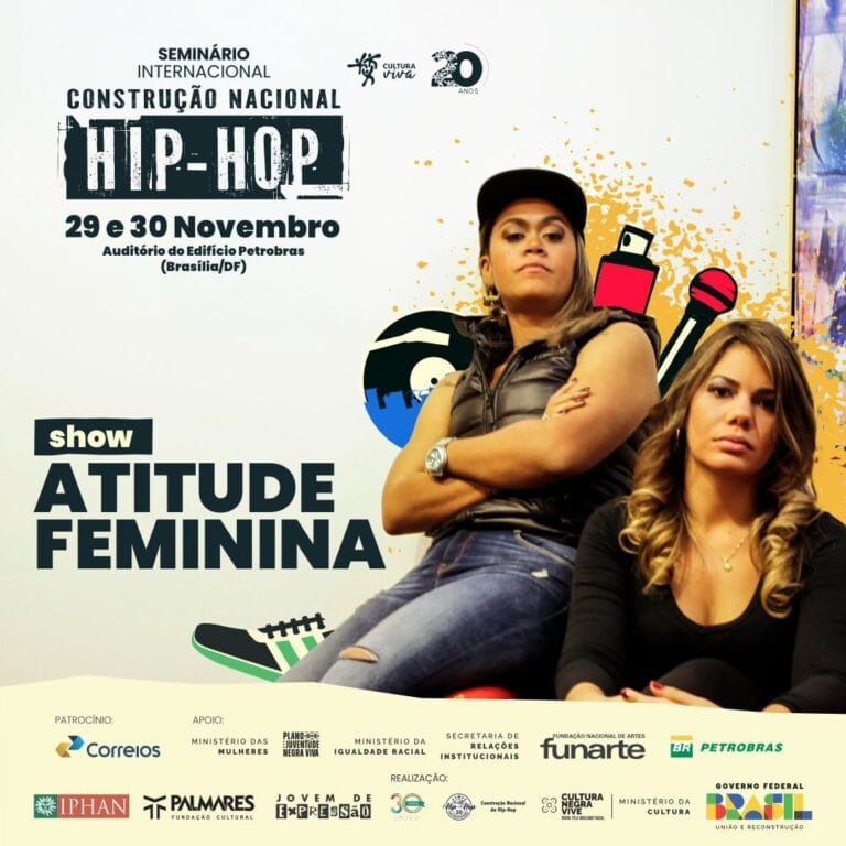I Seminário Internacional Construção Nacional da Cultura Hip-Hop acontece em Brasília com debates e shows gratuitos
