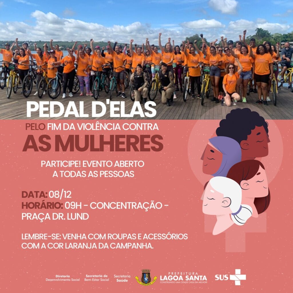 Pedal D’elas pelo Fim da Violência Contra as Mulheres em Lagoa Santa 2 Pedal D’elas Pelo Fim da Violência Contra as Mulheres