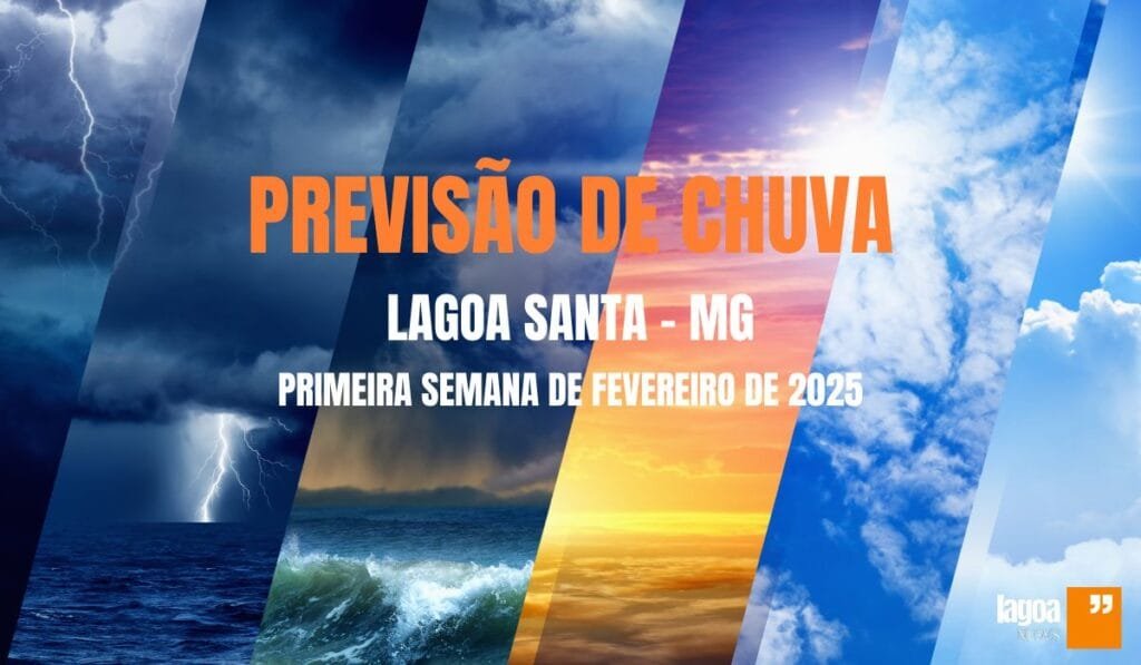 Previsão de Chuva para Lagoa Santa, MG de 1 à 7 de Fevereiro