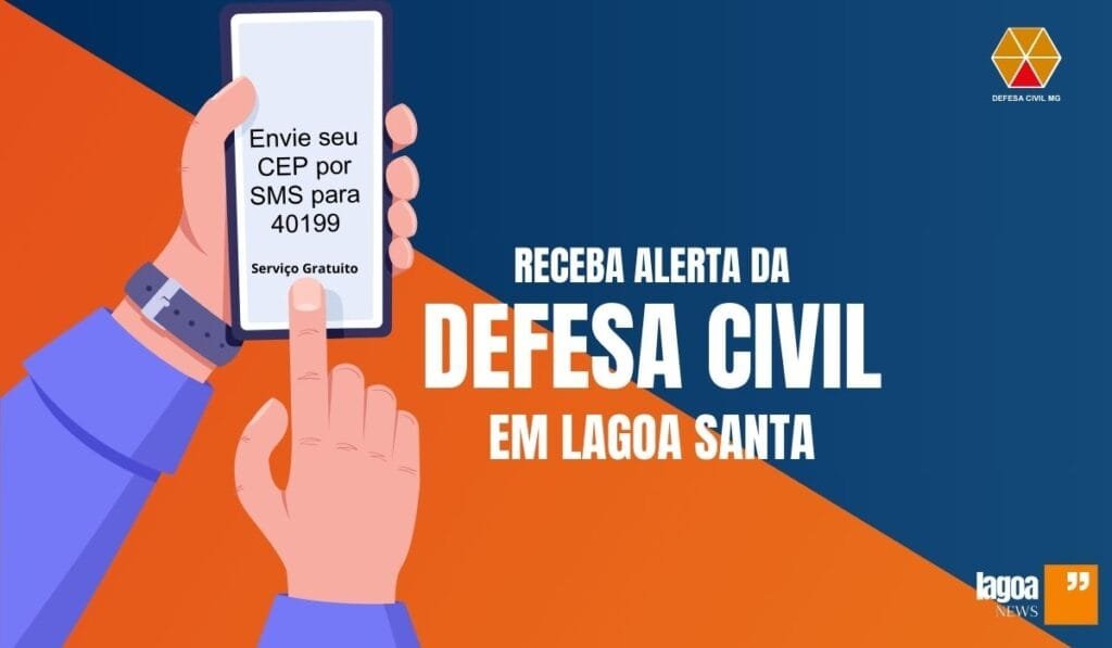 Defesa Civil de Lagoa Santa implementa sistema de alertas via SMS