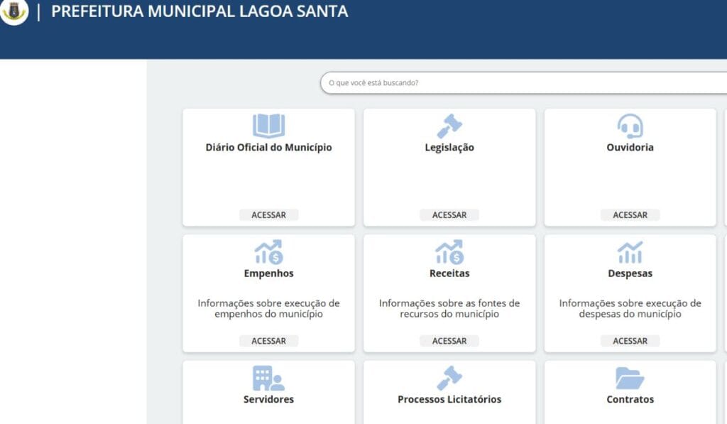 Lagoa Santa avança na era Digital com Serviços Públicos Modernizados 4 Lagoa Santa acesso aos Indicadores de Desempenho