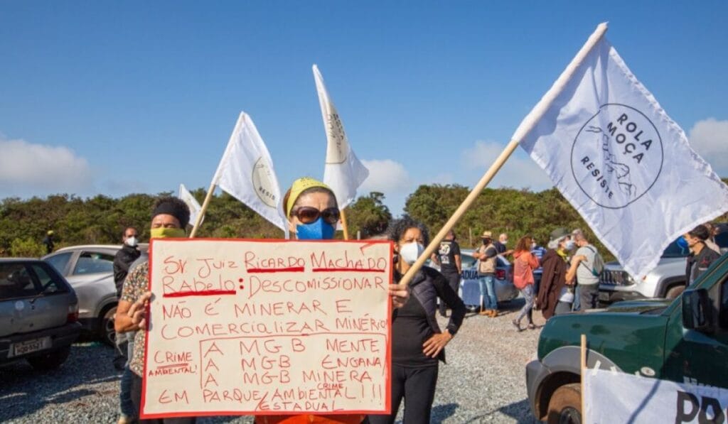 Protestos Contra Mineração no Parque Estadual da Serra do Rola Moça: Impactos e Controvérsias 2 Protestos Contra Mineração na Serra do Rola Moça