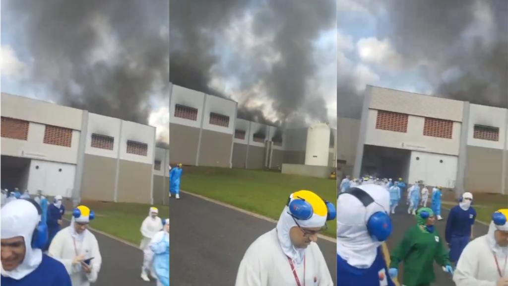 Incêndio em fábrica da BRF em Uberlândia reforça debate sobre segurança industrial 2 Incêndio em fábrica da BRF em Uberlândia
