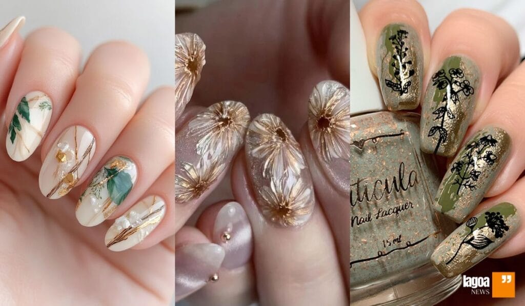 Tudo sobre unhas botânicas douradas