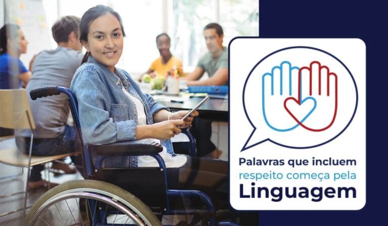 Campanha linguagem consciente para pessoas com deficiência em Lagoa Santa