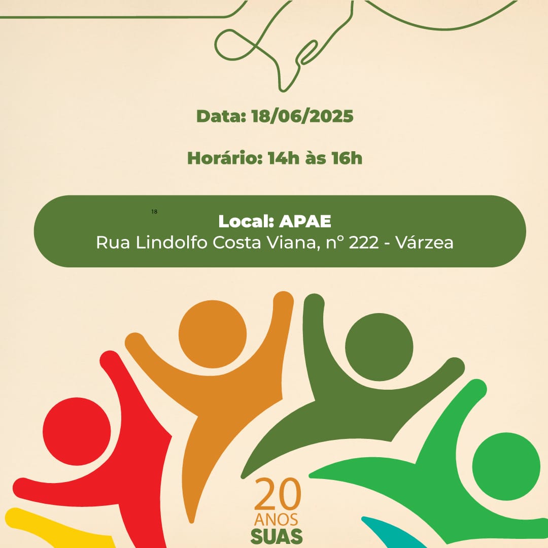 Conferência Municipal de Assistência Social em Lagoa Santa reforça participação cidadã e fortalecimento do SUAS 9 Conferencia Municipal de Assistencia Social 2025 ➡ O tema da conferencia sera 20 anos do SUAS construcao protecao social e resistencia com o objetivo de avali 3