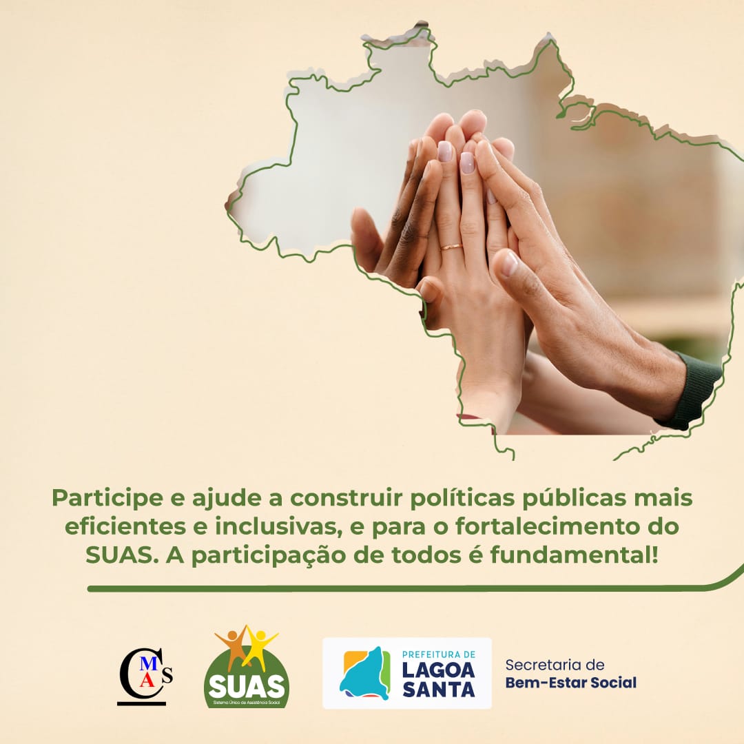 Conferência Municipal de Assistência Social em Lagoa Santa reforça participação cidadã e fortalecimento do SUAS 8 Conferencia Municipal de Assistencia Social 2025 ➡ O tema da conferencia sera 20 anos do SUAS construcao protecao social e resistencia com o objetivo de avali 4