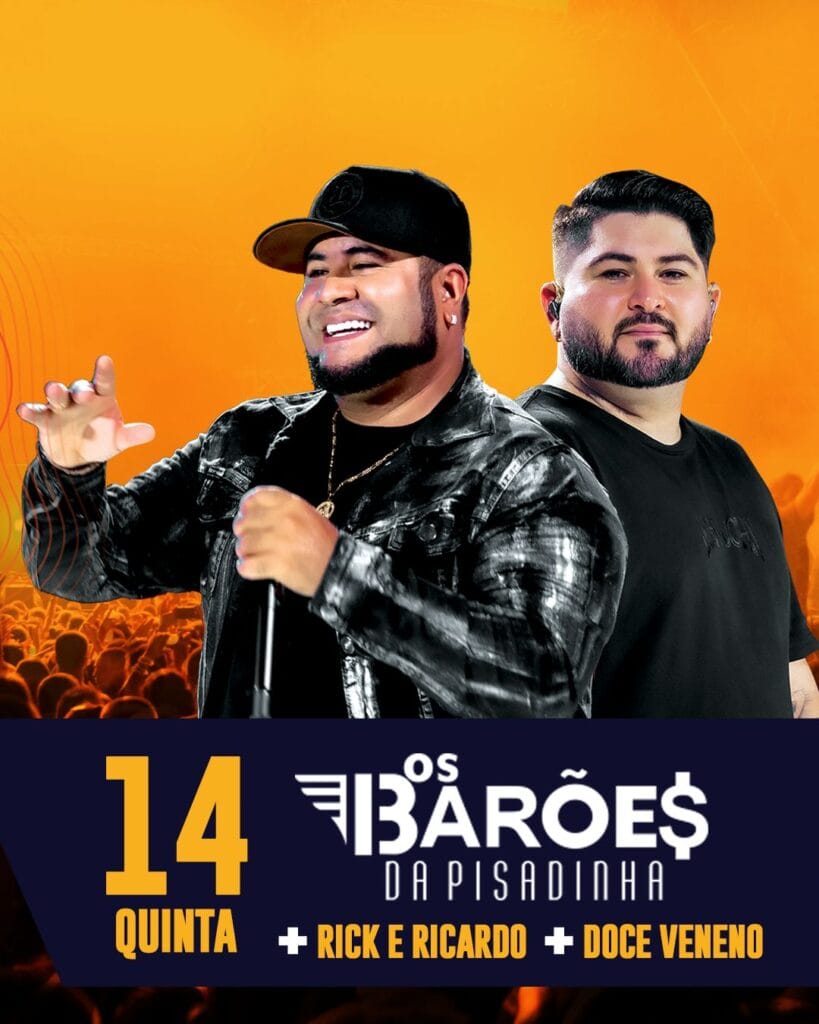 Festa de agosto em Lagoa Santa 2025: três noites de emoção e grandes encontros musicais 4 Festa de agosto em Lagoa Santa 2025 - Pisadinha e Mais