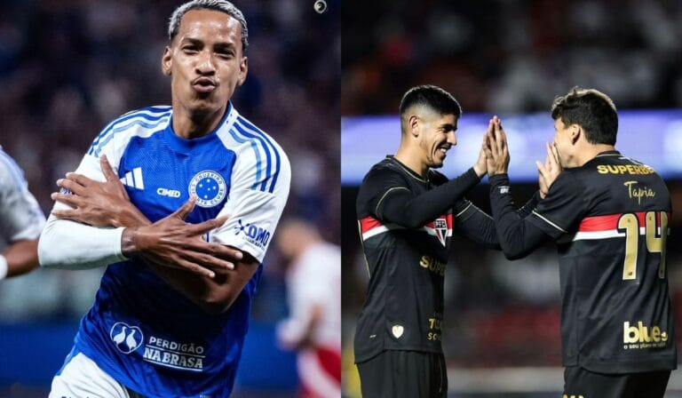 Cruzeiro vibra com vitória sobre o Internacional no Mineirão enquanto Atlético-MG vive noite frustrante no Morumbis