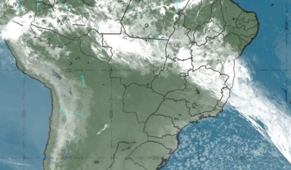Frente fria e massa de ar frio alteram o clima no Brasil