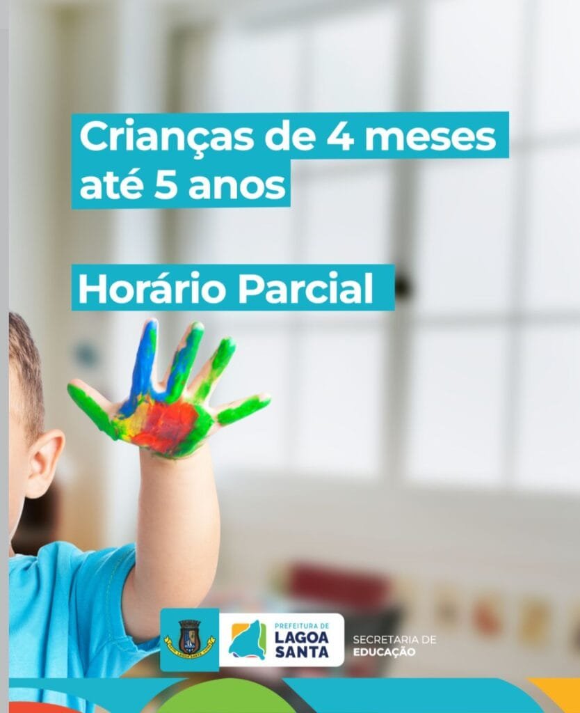 Matrículas da Educação Infantil em Lagoa Santa começam nesta segunda-feira 2 Matrículas da Educação Infantil em Lagoa Santa começam nesta segunda-feira