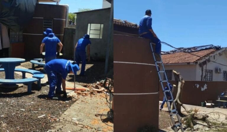 Governo do Paraná mobiliza pessoas privadas de liberdade para reconstrução em Rio Bonito do Iguaçu